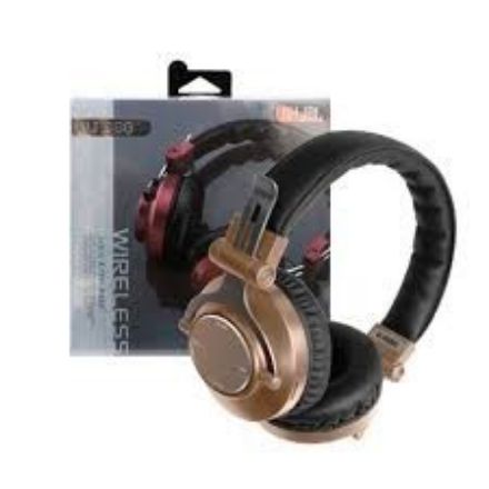 Picture of VJ080 Over-Ear Wireless Bluetooth 5.0 Headphone with FM Radio and Folding Headband