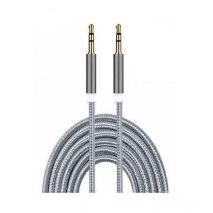 Picture of Aux Cable 3.5mm Jack Male to Male Stereo Cable | Silver