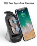 Picture of 3 in 1 Wireless Charging Dock for Apple Watch and Airpods, Charging Station for Multiple Devices
