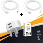 Picture of 2.1A Universal Dual USB Port Charger For Tablets iPhone 11 XS Max XR 8 Plus iPad, Samsung Galaxy S10 S8 A50 Huawei Motorola Etc