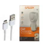 Picture of Speedy Car Charger with Type C Cable -White
