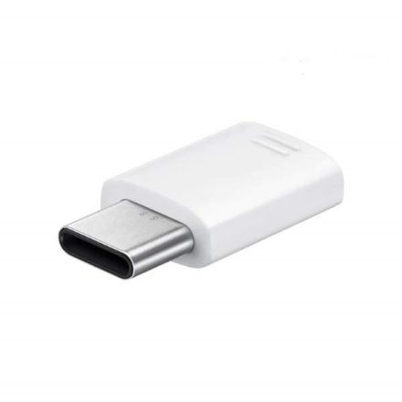 Picture of Female  micro USB to  type-C adapter  for  Android | White 