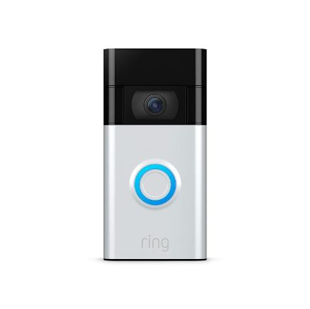 Picture of Ring Video Door Bell 2nd Gen - 1080p HD video, improved motion detection, easy installation – Satin Nickel