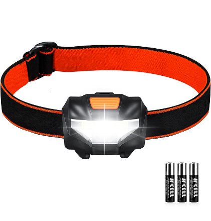 Picture of LED Head Torch, Super Bright Lightweight LED Headlamp with 3 Lighting Modes,Camping, Running, Cycling, Fishing, Hiking, Reading, Outoor Sport